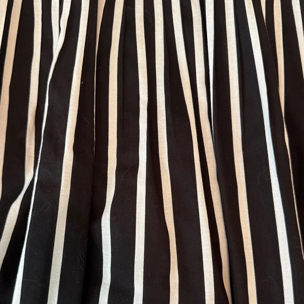 Maeve Black and White A-Line Skirt